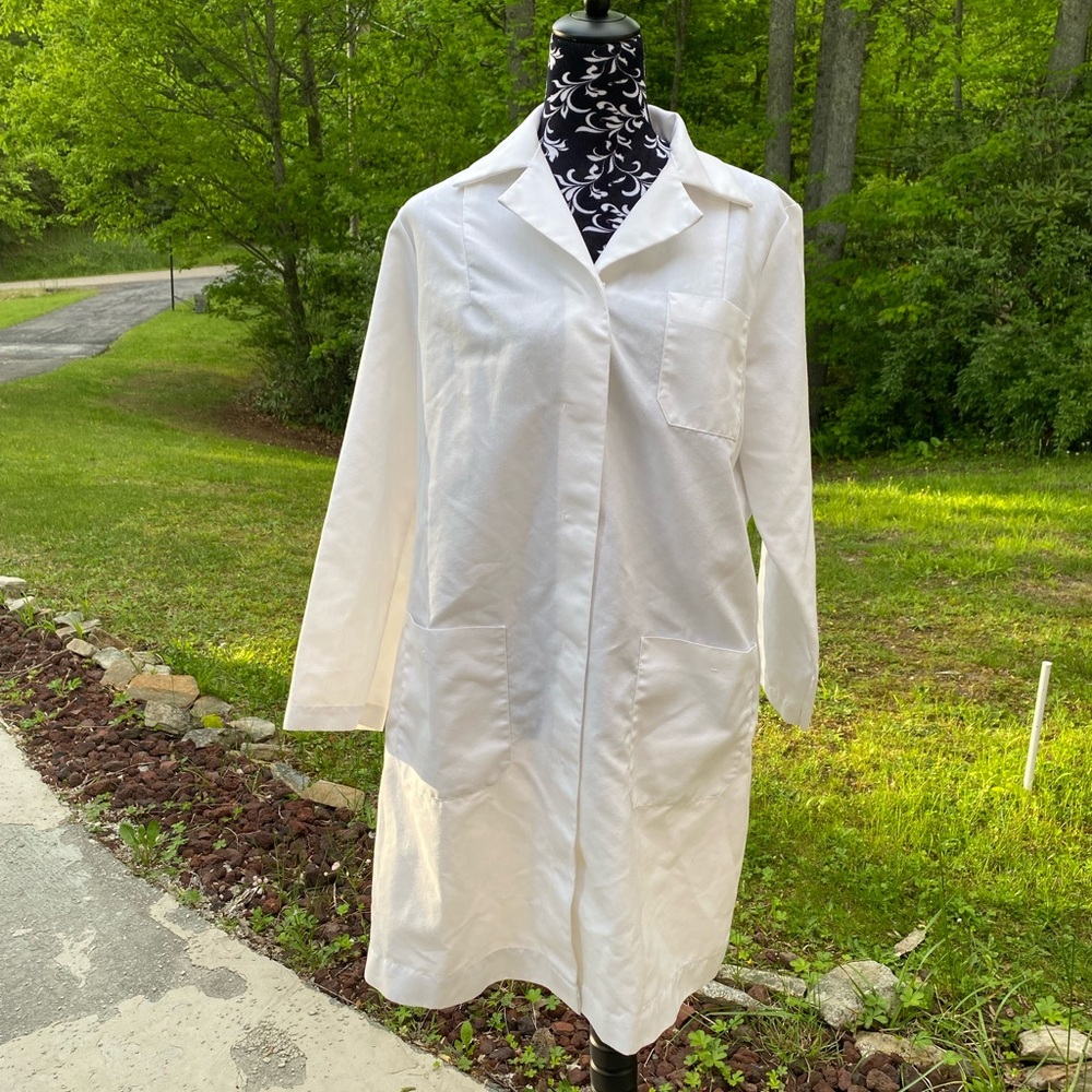 Angelica Uniform Group Unisex Lab Coat Size 36 Inches Length USA Made